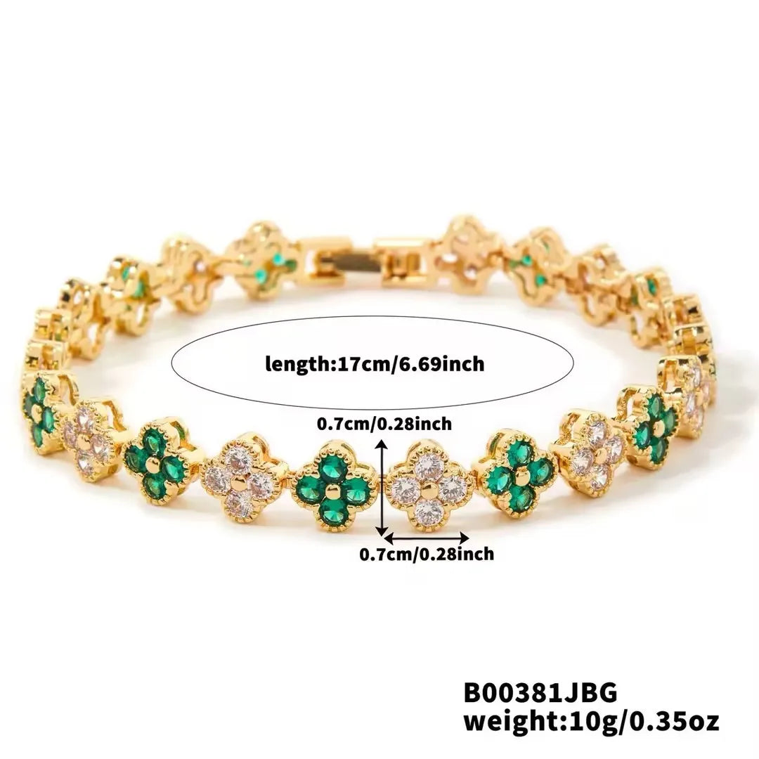 Bracelet Trèfle Élégance