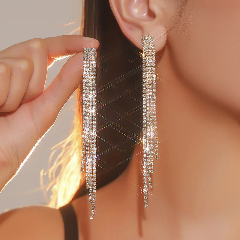 Boucles d'Oreilles Cristal Élégance
