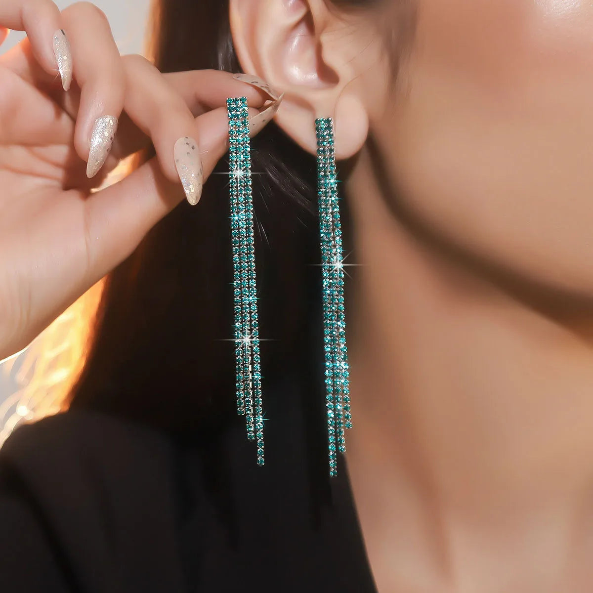 Boucles d'Oreilles Cristal Élégance