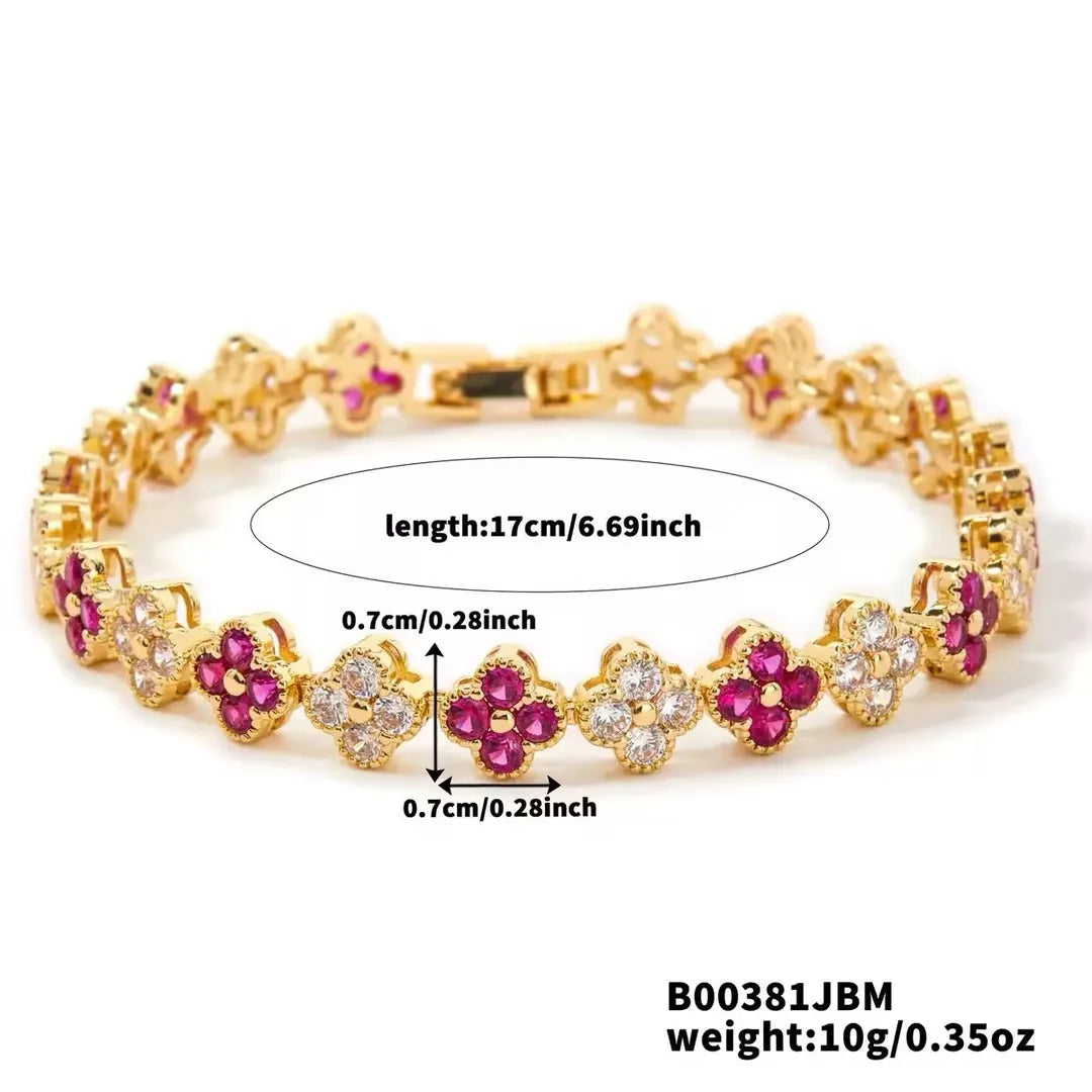 Bracelet Trèfle Élégance