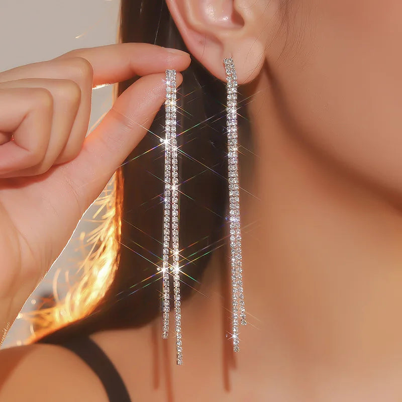 Boucles d'Oreilles Cristal Élégance