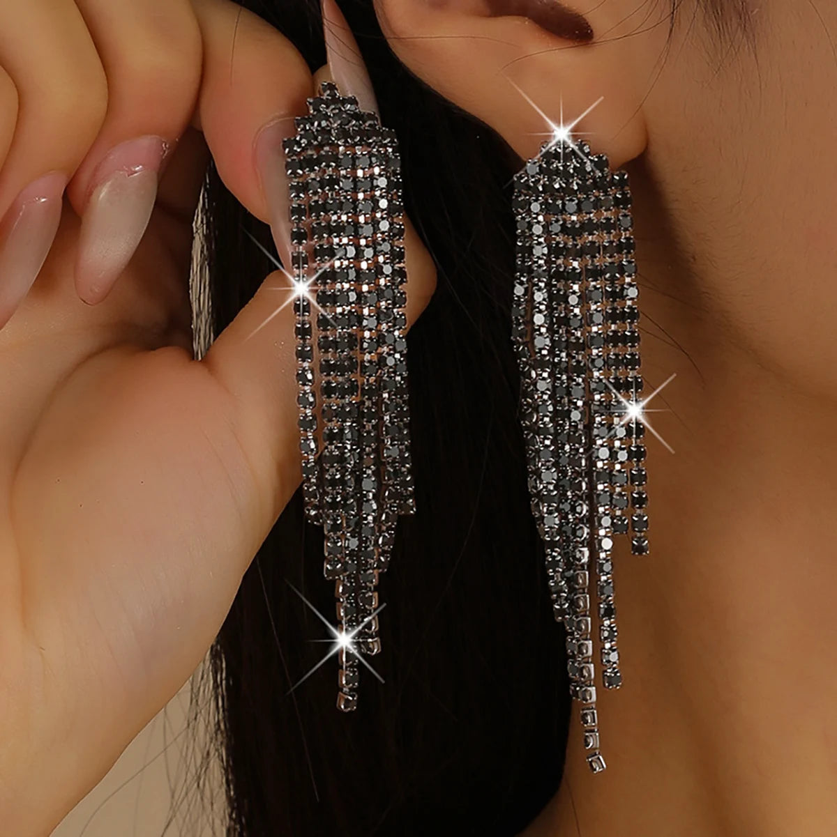Boucles d'Oreilles Cristal Élégance