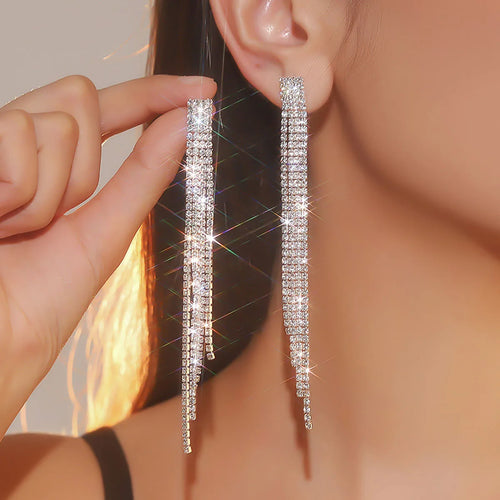Boucles d'Oreilles Cristal Élégance
